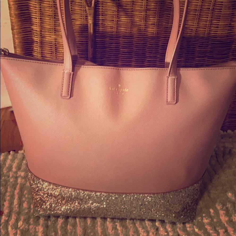 Kate Spade Greta Court Penny Glitter Tote